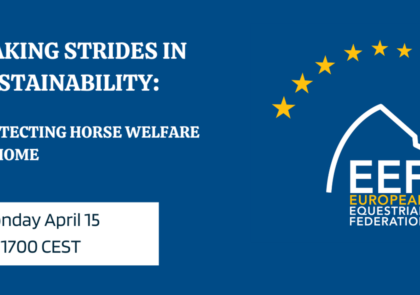 EEF holds discussion on the protection of horse welfare at home