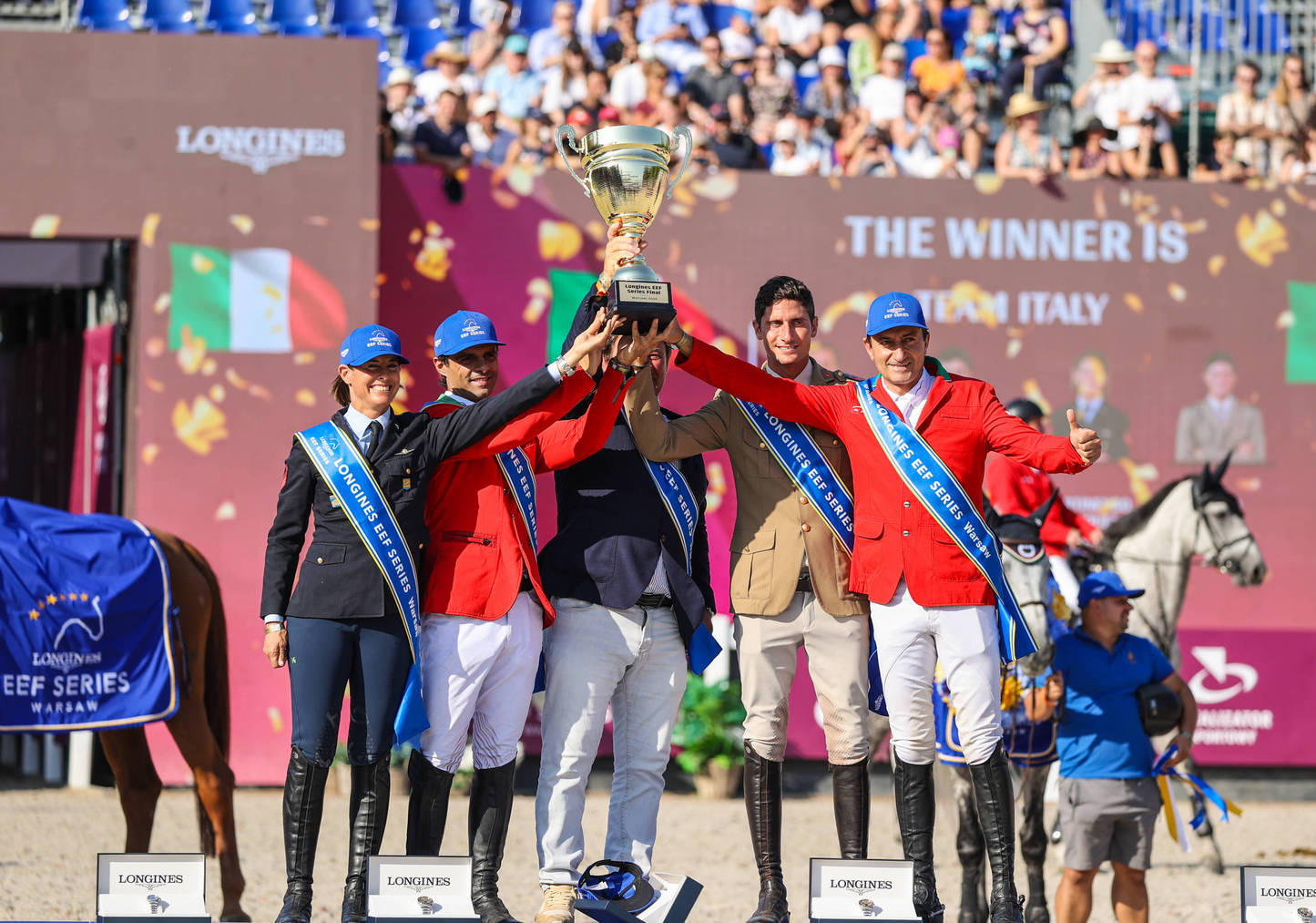 Italy claim their third Longines EEF Series title!