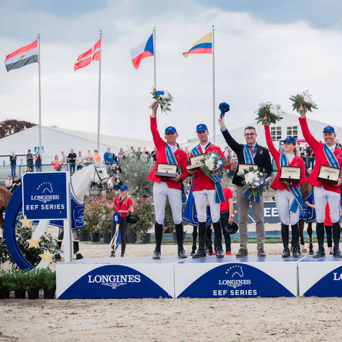 Longines EEF Series 2022: Switzerland wins the first leg in Mannheim