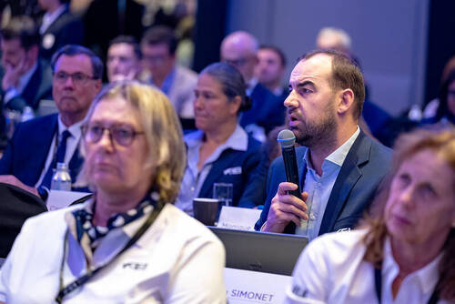 Quentin Simonet (FRA), President of the European Equestrian Federation (EEF) and FEI Board member at the FEI General Assembly 2025 Hong Kong, China. ©️ FEI/Shortcut by Jason
