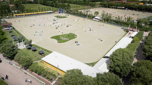 Aerial view Scuderia La Caccia