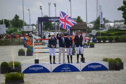 British Chef d’equipe Matt Lanni at the Longines EEF Series regional qualifier in Lier (BEL) © EEF