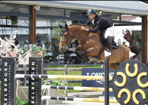 Victor jumping in Peelbergen