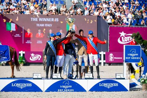 Italy claim victory in Warsaw at Longines EEF Series 2024 season Final