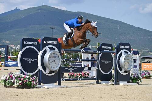 Course Designer, Andy Bamberger has built the Longines EEF Series courses in Greece for the last three years. © EEF