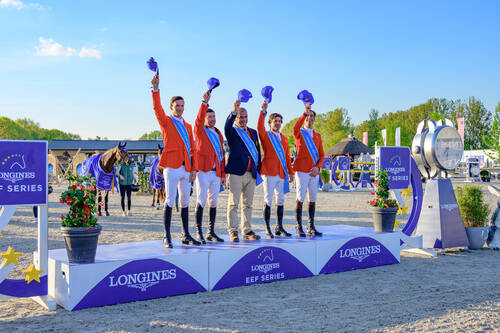  Image: Portugal triumphs at Longines EEF Series opener in Lier, Belgium! © EEF/ Pegasus photo / CSI Lier