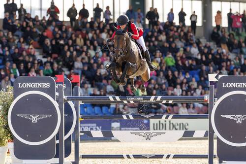 MANNHEIM - Maimarkt-Turnier 2025HINNERS Sophie (GER), Iron Dames CombellaStechen / Jump-OffCSIO3* - LONGINES EEF Nations Cup Mannheim / 2. Runde, 2nd roundNations Cup over two roundsMannheim, Reitstadion Maimarkt04. May 2025© www.sportfotos-lafrentz.de/Stefan Lafrentz