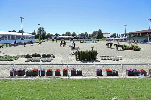The main arena at the National Equestrian Institute of Avenches (IENA) host venue of the Longines EEF Series Final. © EEF