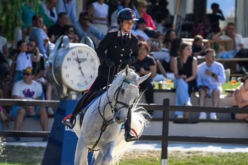 Elisa Chimirri and Cornico represented Italy as part of the winning team at the Longines EEF Series CSIO3* Thessaloniki on Sunday 7 June 2026, helping secure victory for their nation.  © EEF