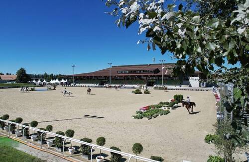 Main arena at the Institut équestre national d'Avenches (IENA) host of the 2026 Longines EEF Series Final. © EEF 