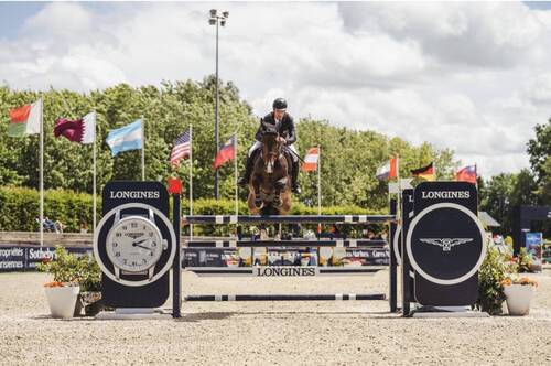 Ivan Serrano (ESP) and Rain Man will compete at the 2026 Longines EEF Series Final in Avenches. © EEF