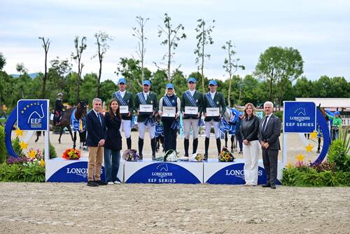 Team Ireland podium