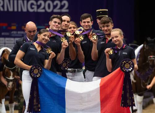 France take gold in the vaulting, Herning 2022